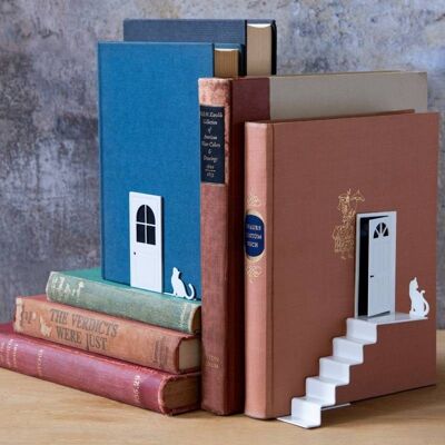Bookstairs - Cat Bookends! GIFT