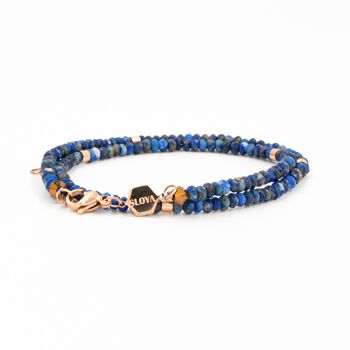 Bracelet Lumia en pierres Lapis-lazuli 7