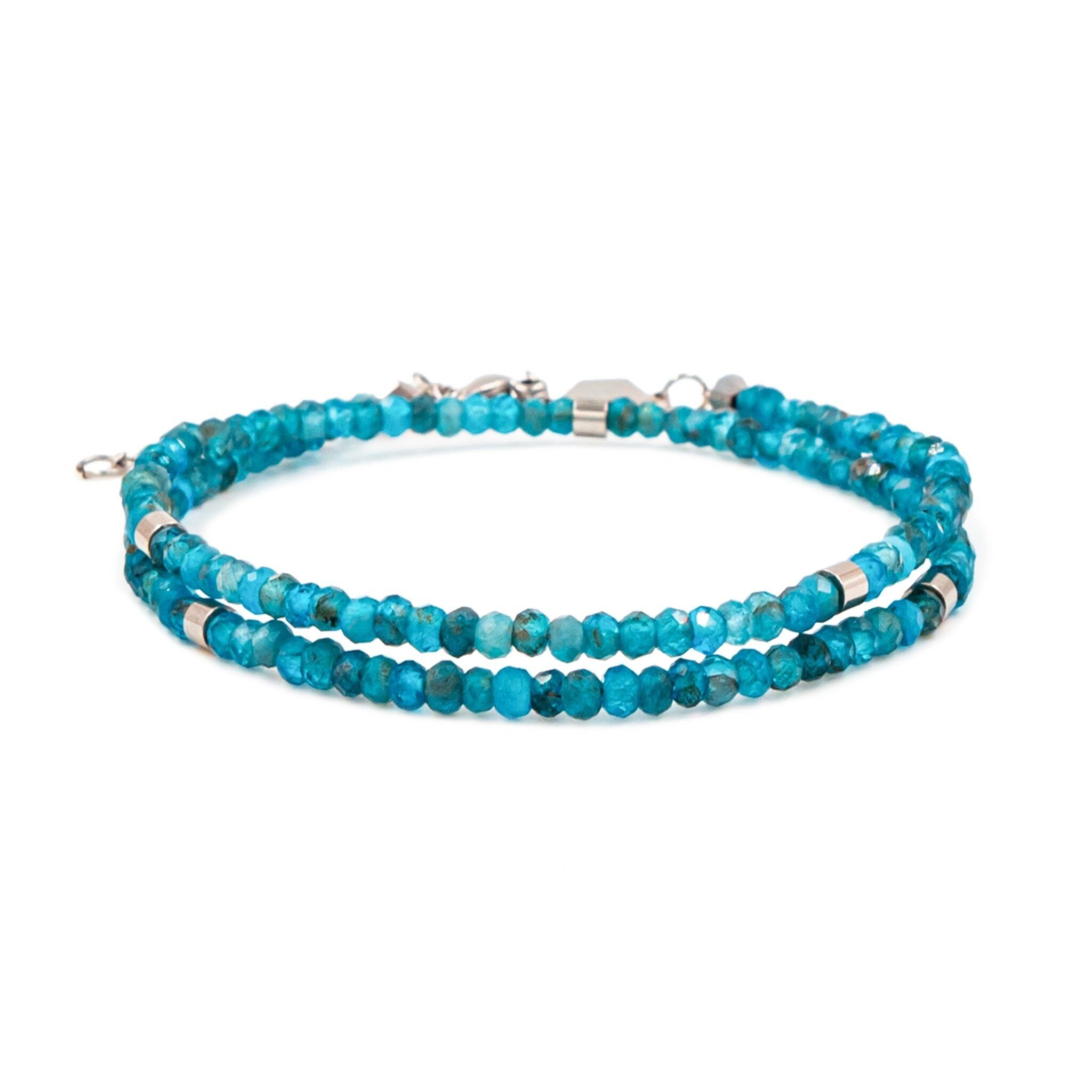 Lumia bracelet in Apatite stones