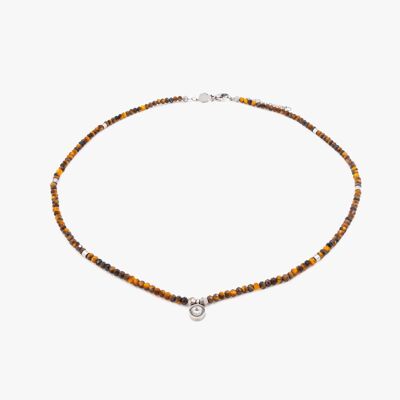 Lumia-Halskette aus Tigerauge-Steinen