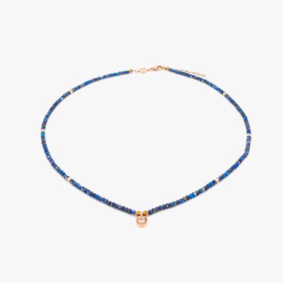 Lumia-Halskette aus Lapis-Lazuli-Steinen