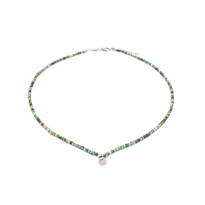 Collana Lumia in pietre di Turchese africano