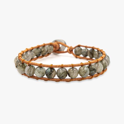 Bracelet Facelia en pierres Labradorite