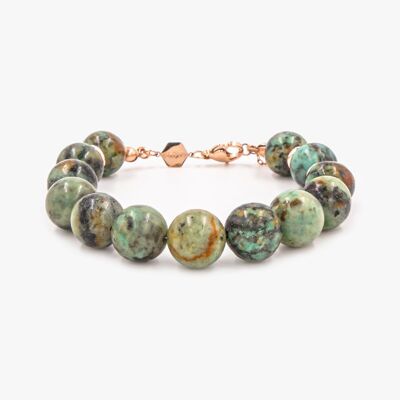 Kamelia bracelet in African Turquoise stones