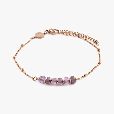 Piana-Armband aus Amethyst-Steinen