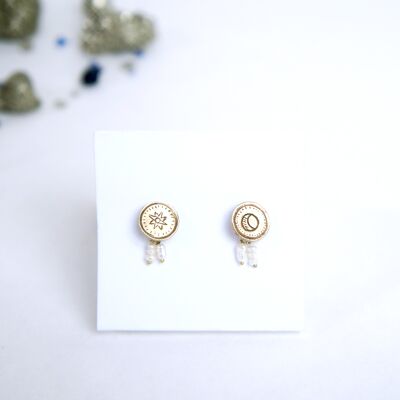 RENSEI earrings - freshwater pearl