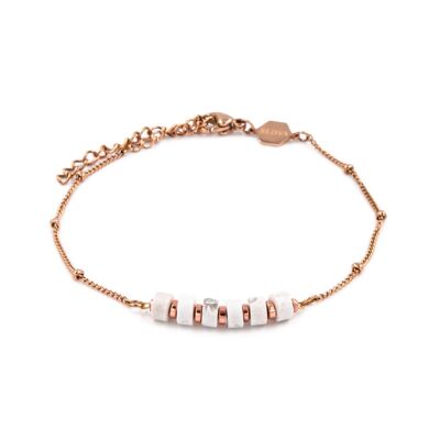 Piana bracelet in Howlite stones
