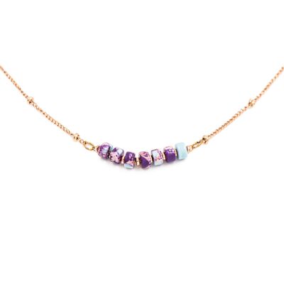 Collana Piana in pietre Jasper