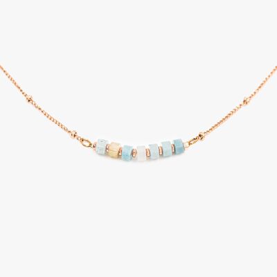 Piana necklace in Amazonite stones