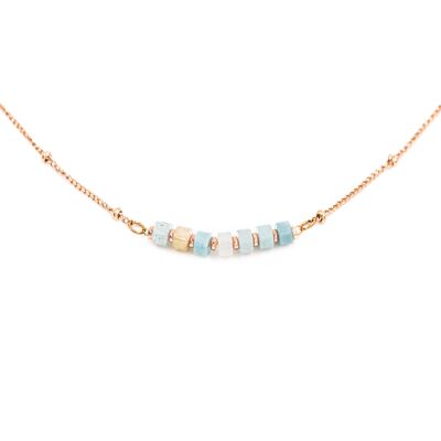 Piana necklace in Amazonite stones