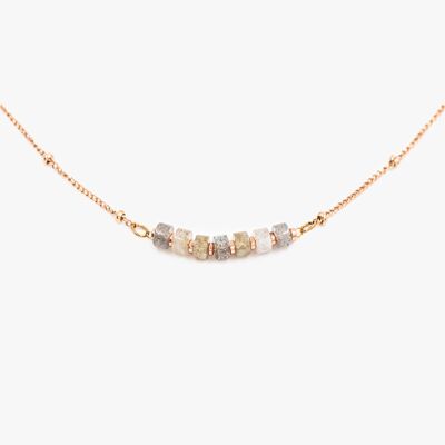 Piana-Halskette aus Labradorit-Steinen