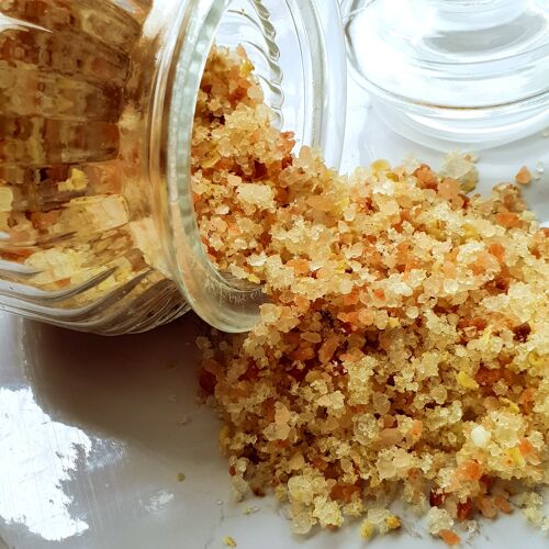 Honey and Oatmeal Bath Salts with Sweet Orange & Frankincense - 520g / 200g - 520g