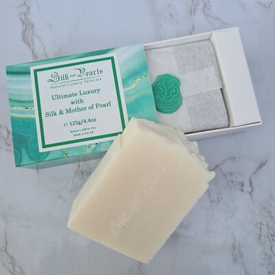 Ultimate Luxury Soap with Silk & Mother of Pearl - 125g