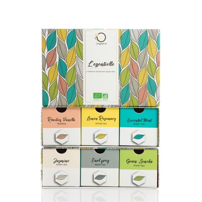 Organic tea box "L'Essentielle"