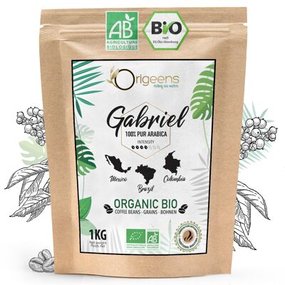 Gabriel - Blend - Café en grain BIO 1kg