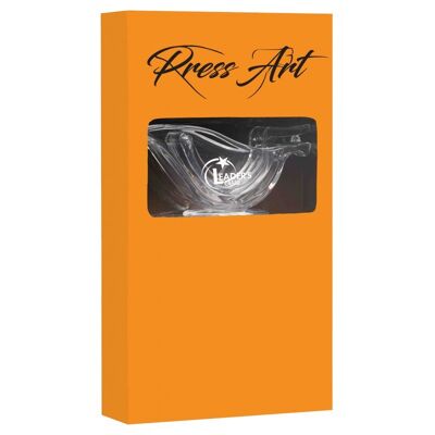 Exprimidor de limón "Presse Art" (Caja naranja prestige 4 piezas)