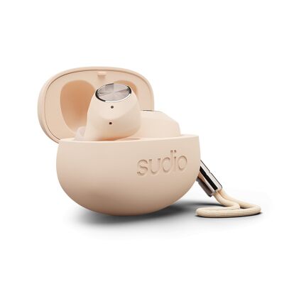 Sudio T2, True wireless earphone, Sand