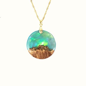 Pendentif la nuit d'Islande 5