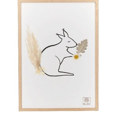Herbier de fleurs séchées - Léonore l'écureuil