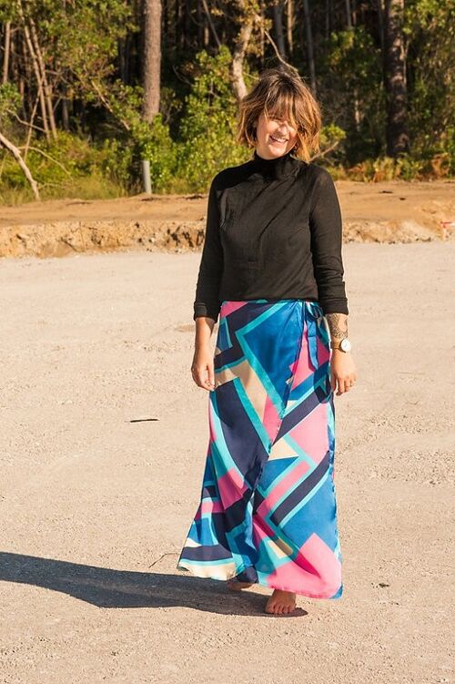 Geometric Bari Skirt