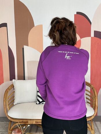 Lecce Purple Sweatshirt 1