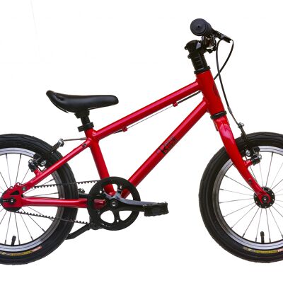Bungi Bungi Lite 14 Singlespeed<br>2.5-4.5 Years | 95-110cm | 5.4kg | 4 Fruity Colors | PRE-ORDER - Strawberry Red - Plastic (Ball Bearing) - None