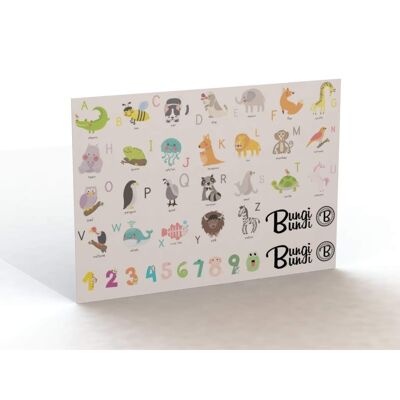 Bungi Bungi Sticker Pack - Animal Alphabet