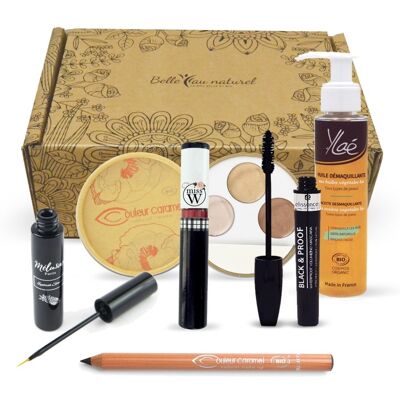 Set of 5 organic and French treatments "Elegance makeup"