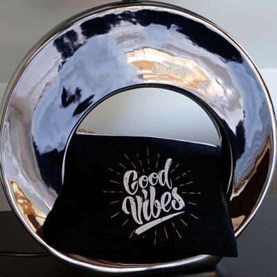 Trousse "good vibes" noir