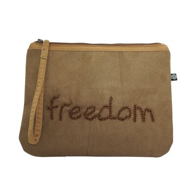 Pochette gigogne freedom taupe