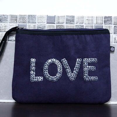 Pochette gigogne love marine