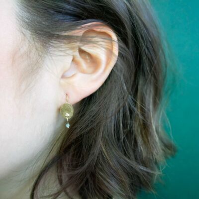 MEBAE earrings - green aventurine