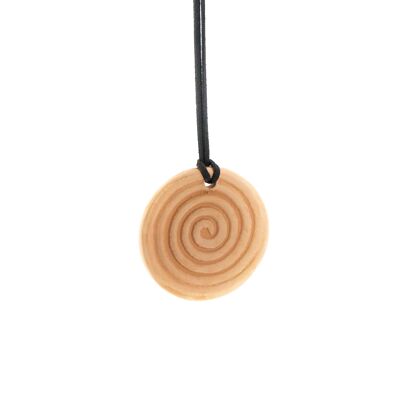 Clay Necklace Spiral of Life
