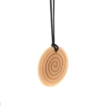 Collier d'Argile Spirale de Vie 2