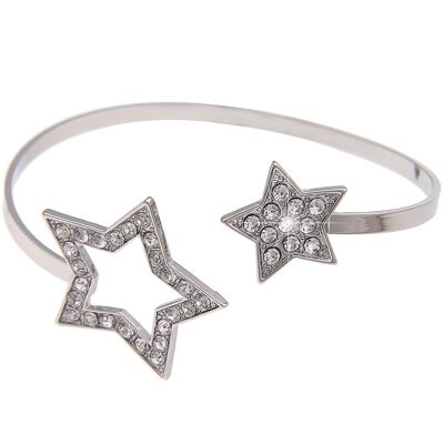 Leslii Armreif Twinkle-Stars in Silber