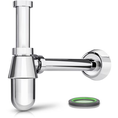 Design Flaschensiphon für Waschtische 5/4"- 32 mm | Rohr 250 mm