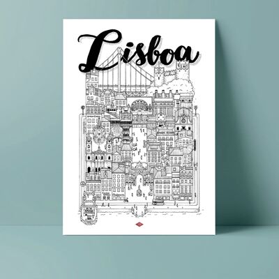 Affiche Lisboa
