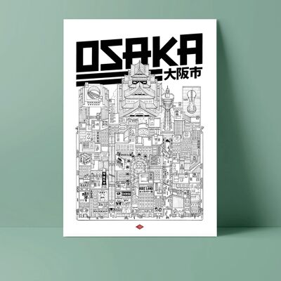 Affiche Osaka