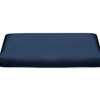 Midnight Blue Pure Silk Duvet Cover - Double