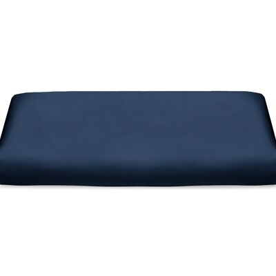 Midnight Blue Pure Silk Duvet Cover - Super King