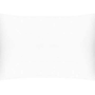 Brilliant White Pure Silk Pillowcase - Super King - Without