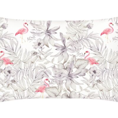 Flamingos Pure Silk Pillowcase - Super King