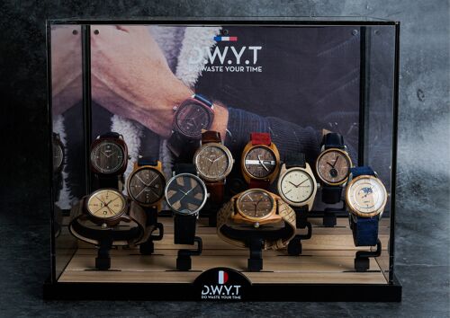 Boite à montres "BEST HOMME" - Clé en main - 11 montres