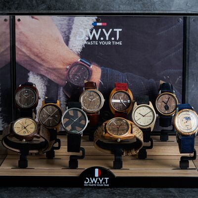 Boite à montres "BEST HOMME" - Clé en main - 11 montres