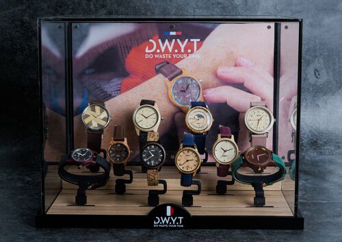 Boite à montres "BEST FEMME" - Clé en main - 11 montres