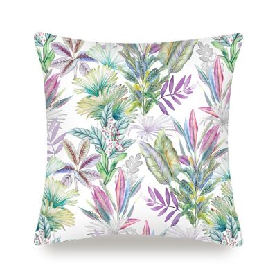 Iridescent Garden Pure Silk Cushion Cover - 40x40cm
