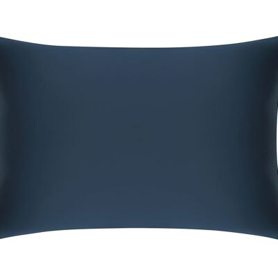 Midnight Blue Pure Silk Pillowcase - Standard - Without