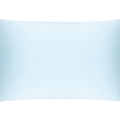 Pastel Blue Pure Silk Pillowcase - Super King - Without