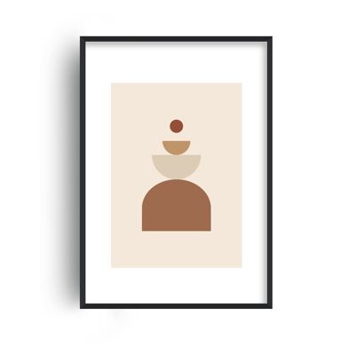 Mica Sand N23 Print - A4 (21x29.7cm) - White Frame