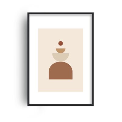 Mica Sand N23 Print - A2 (42x59.4cm) - White Frame